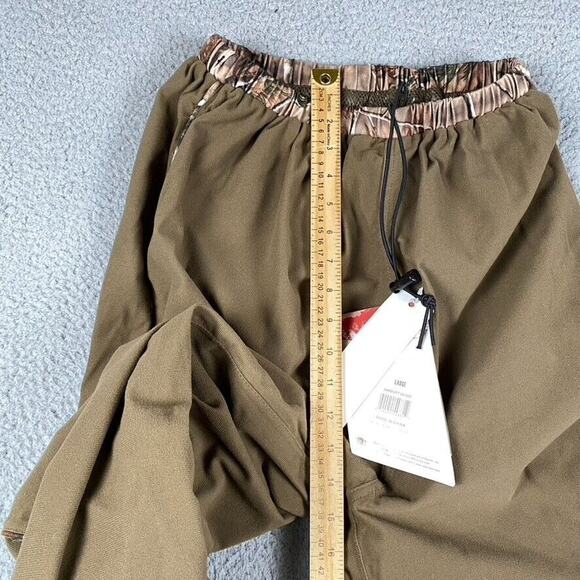Mad Dog Gear Pants Elastic Waist 24-28x30 Brown Pants Hunting Outdoors New - Picture 5 of 13